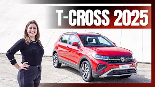 VW TCross 2025  SUV muda visual e melhora acabamento interno [upl. by Sedecrem]