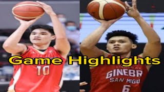 Barangay Ginebra vs Northport Batang Pier Quarter Finals Game Highlights PBA [upl. by Storm403]