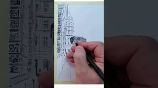 urban sketching urban sketching tutorial [upl. by Aerbma]