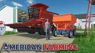 AMERICAN FARMING  FIRST LOOK AND FIRST HARVEST [upl. by Htiekel]