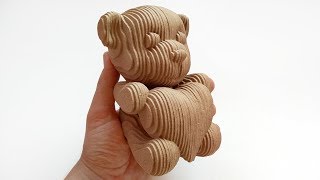 Wooden Teddy Bear  scroll saw project [upl. by Devon]