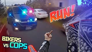 BIKERS VS COPS  Motorcycle Police Chase  Best Compilation 2024 [upl. by Elora]