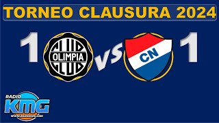 OLIMPIA VS NACIONAL TORNEO CLAUSURA 2024 PARAGUAY FECHA 21 [upl. by Tomas]