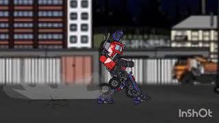 probably cancelled Optimus prime vs Mixmaster Transformers animation [upl. by Ecirtahs]