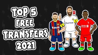 Top 5 FREE TRANSFERS 2021 and who gets them [upl. by Torrell]