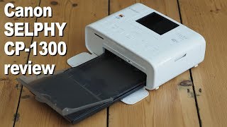 Canon SELPHY CP 1300 printer review [upl. by Legnaros]