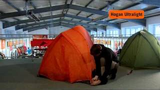 VAUDE  Set up Video for the Hogan Ultralight tent [upl. by Prichard]