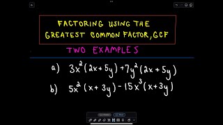 🔍 Learn to Factor Using the Greatest Common Factor GCF 🔍 [upl. by Combs852]