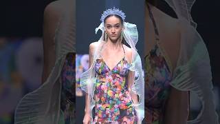 swimwear fashion show bikini balenciaga beachwear swimsuit tiktok trending model [upl. by Anairdna]