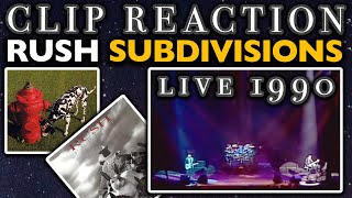 Clip Reaction Rush  Subdivisions Live 1990 [upl. by Ingmar]