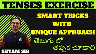 TENSES EXERCISE  ENGLISH GRAMMAR  BEST TRICKS WITH UNIQUE APPROACH  CHANDAN LOGICS [upl. by Acilef61]