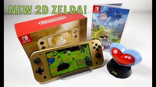 Trying the New 2D Zelda amp Hyrule Switch Lite  Legend of Zelda Echoes of Wisdom  Mini Unboxing [upl. by Neih]