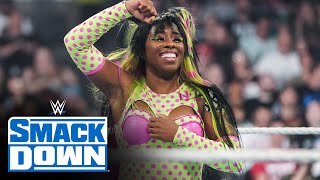 Naomi takes down Blair Davenport SmackDown highlights July 12 2024 [upl. by Assylem]