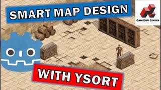 Smart Isometric Maps Using YSort  Godot Tutorial 32 [upl. by Aisemaj]