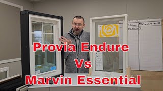 Provia Endure Vinyl Window Vs Marvin Essential Fiberglass Window [upl. by Donna]