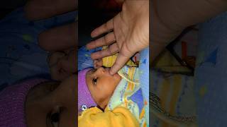 Finger reaction a cute 🥰 🍼 love explore [upl. by Mile]