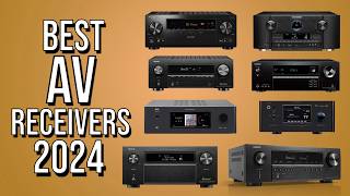 BEST AV RECEIVERS 2024  TOP 5 BEST AV RECEIVER 2024  HOME THEATER [upl. by Nyraf209]