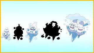 What if Pokemon had more Evolution Stages Vanillite  Vanillish  Vanilluxe [upl. by Enicul]