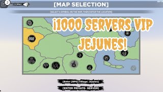 quot1000 Servidores VIP Jejunesquot Private Server Codes  Shindo Life [upl. by Timrek]