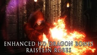 TES V  Skyrim Enhanced HD Dragon Bones Raistlin Robes [upl. by Seira]