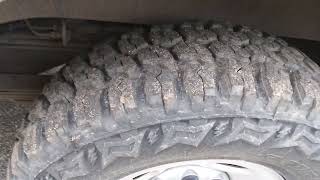 Americus Rugged MT tires on the chevy express 3500 [upl. by Sucramej800]