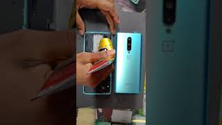 oneplus 8 backglass replacement all replace technology mobilerepair [upl. by Darsie]