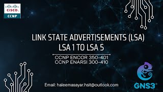 Lecture 09 Link State AdvertisementsLSA  LSA 1 LSA 2  LSA 3  LSA 4  LSA 5 CCNP  HindiUrdu [upl. by Ylliw780]