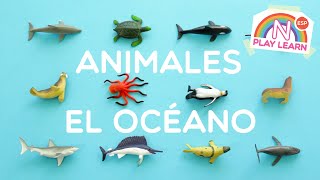 Aprender los nombres de animales marinos animales del mar para ninos juguetes de animales parte 1 [upl. by Barri195]