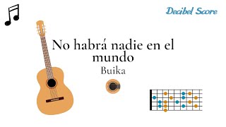 No Habrá Nadie En El Mundo  Buika  Tuto de guitarra con acordes [upl. by Attolrac]