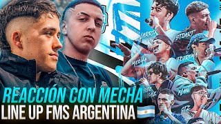 GAZIR amp MECHA REACCIONAN A LA LISTA DE FMS ARGENTINA 2024 🔥minutazos 🔥 [upl. by Enaej]