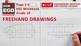 Freehand Drawings  HSE  Page 24  Grade 10 [upl. by Enyrhtak]