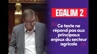 EGALIM 2  ce texte ne répond pas aux principaux enjeux du secteur agricole [upl. by Devin]