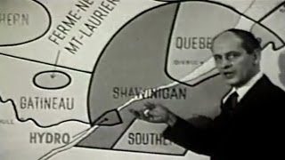 René Lévesque  Nationalisation de lélectricité au Québec 1962 [upl. by Ihteerp]