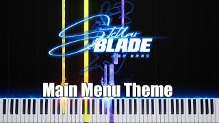 Stellar Blade  The Song of Destiny PS5 Main Menu Theme  Piano Tutorial [upl. by Elin]