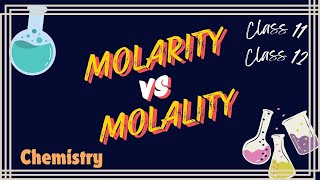 Difference between Molarity and Molality 🧪 Class 11  Class 12  Krishna Education Center [upl. by Etaner785]