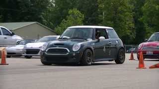 Crazy Mini Cooper Autocross [upl. by Neelyhtak933]