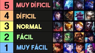 ✅ TIER LIST de CAMPEONES por DIFICULTAD [upl. by Sidwell32]