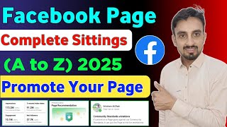 Facebook Page Complete Sittings 2025  Facebook page Mai sittings Kaise kare [upl. by Stroup390]