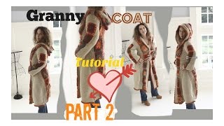 Boho Romantic Fall Granny CoatPart 2 [upl. by Arnuad836]