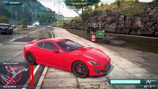 Maserati GT MC Stradale vs Police  Police Chase Max Heat Level Busted  NFS Most Wanted [upl. by Eseekram]