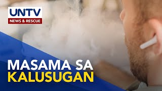 Panganib na dulot ng ecigarette at vaping  Now You Know [upl. by Rosella]