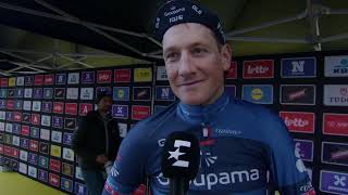 Stefan Küng  Interview at the start  Ronde van Vlaanderen  Tour of Flanders 2024 [upl. by Lasko966]