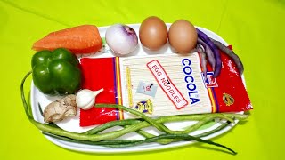 Very Simple Cocola Egg Noodles Recipe [upl. by Trebla]