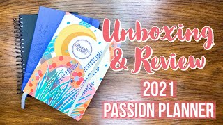 2021 Passion Planner Unboxing amp Spiral Pen Text [upl. by Hsemar]