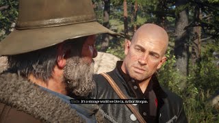 This is what happens if Arthur drinks 100 Hair Tonics before a Cutscene [upl. by Ibrab]