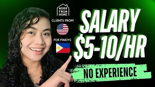 Salary Upto P565 10 PER HOUR No Experience  Work From Home PH Currently Hiring  STABLE INCOME [upl. by Ynafets]