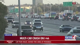 Crashes causing traffic delays in OKC metro [upl. by Correna418]