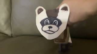 Amazing cute 3D blackfooted ferret out of paper  it’s a squishy blackfootedferret 3D cute [upl. by Pris]