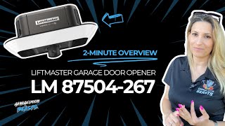 LiftMaster LM 87504267 Garage Door Opener Overview  Garage Door Opener Installation in Vaughan [upl. by Stephannie]