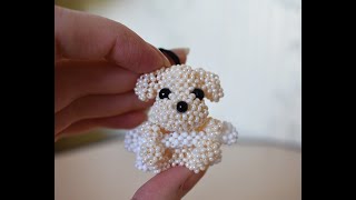 Handmade beaded dog [upl. by Illom]